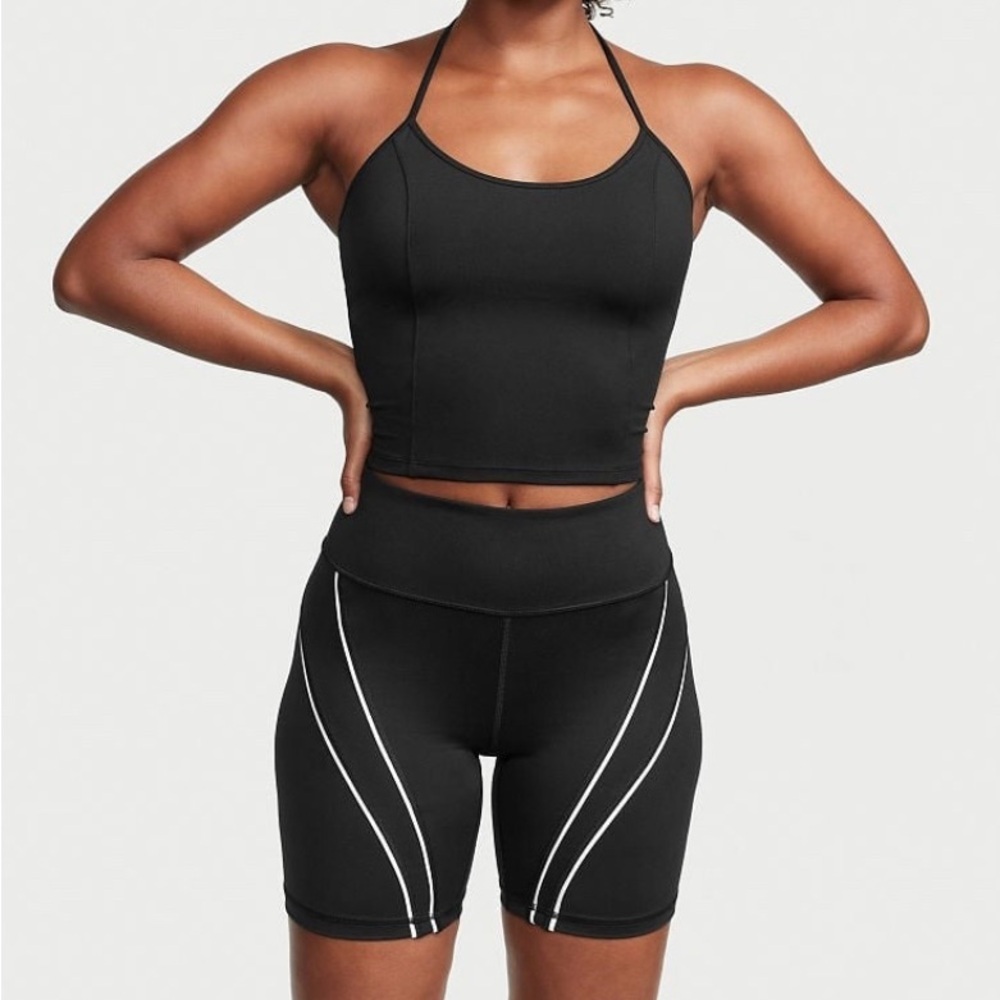 XS NWT Black Stretch biker shorts